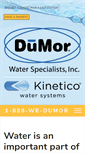 Mobile Screenshot of dumorwater.com